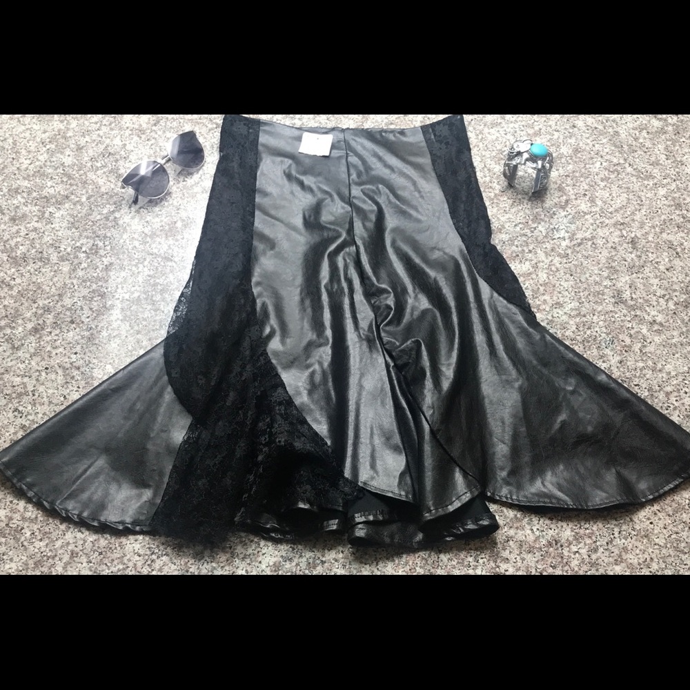 Black Steampunk Skirt Vintage